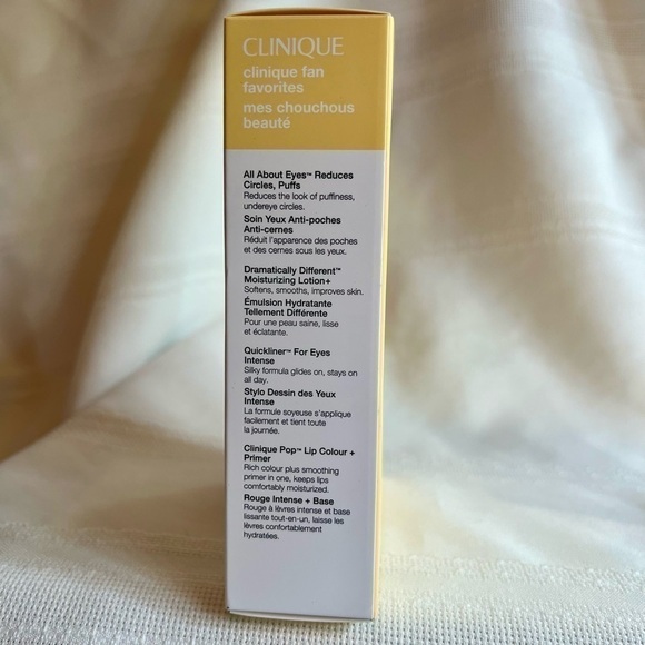 Clinique 4-Pc. Fan Favorites Set NWT $55 value Free GWP Clarins Lip Perfector 21 - Picture 2 of 5